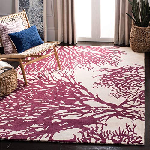 Ivory / Purple