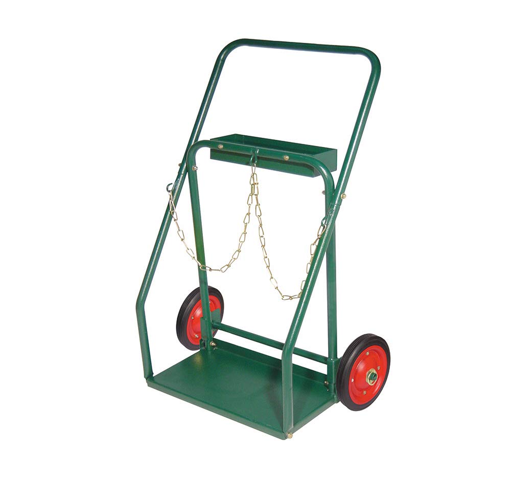 Dual Welding Cylinder Cart with 10