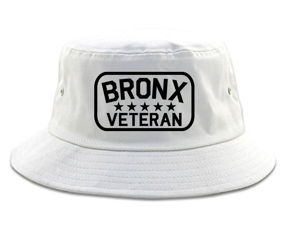 Bronx Veteran Men's Bucket Hat - Classic Cotton Sun Hat for Outdoor, Fishing & Casual Wear | Adjustable & Breathable Summer Cap