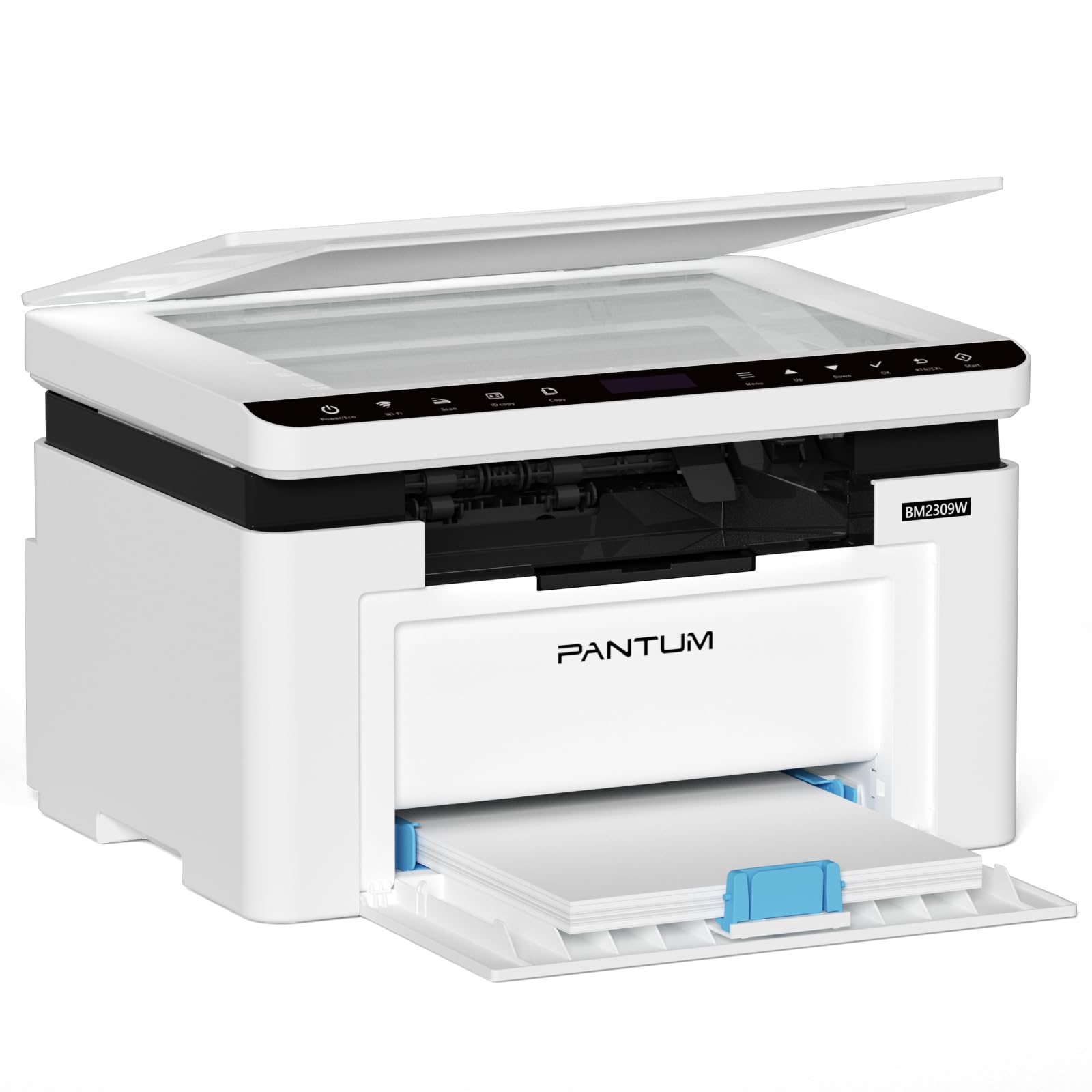 PANTUM BM2309W Wireless Laser Printer - 3-in-1 Print Copy Scan, WiFi & USB 2.0, 20ppm A4 Bluetooth Monochrome Printer with Manual Duplex for Home Office | Compact Design for Small Workspaces & Remote Work