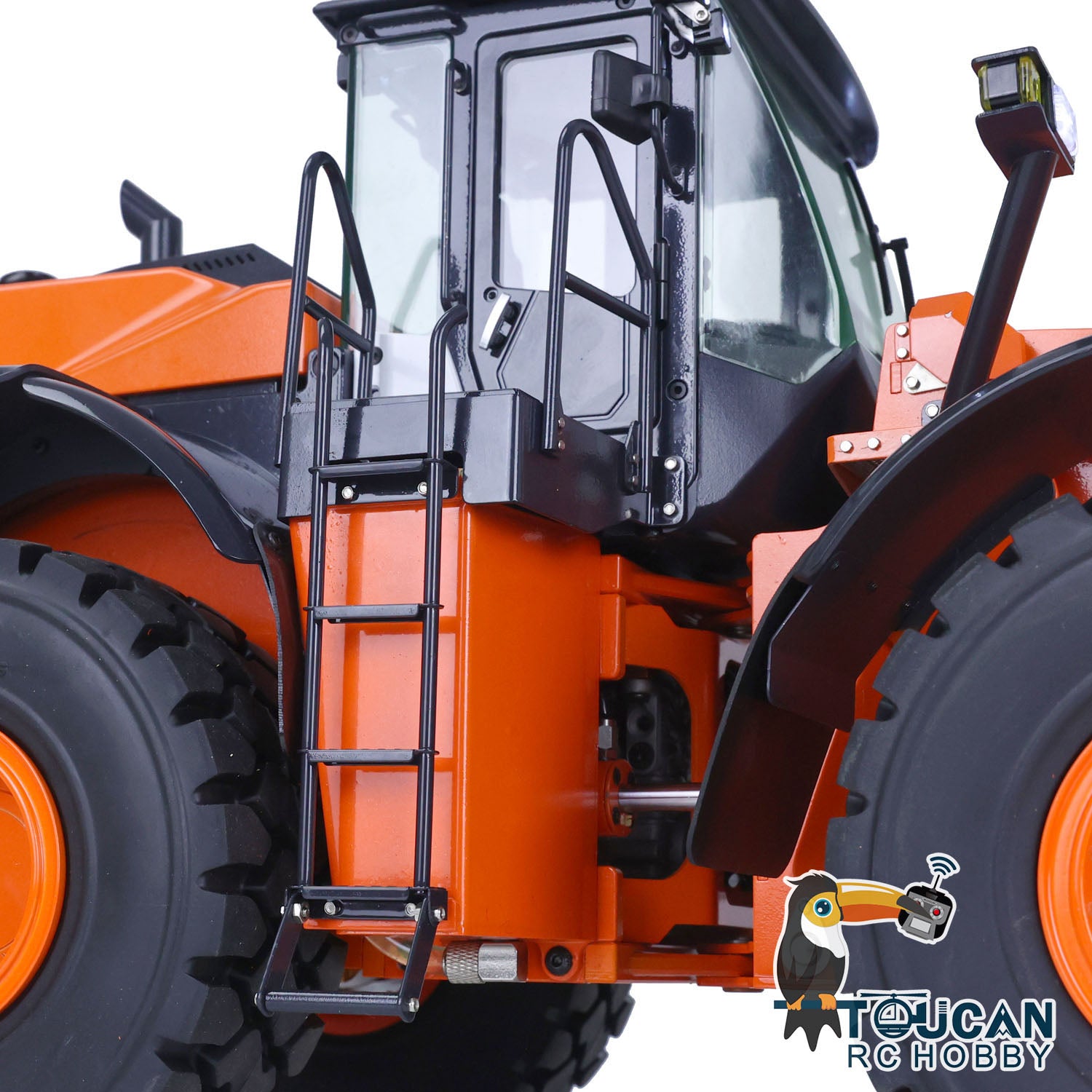 1/14 Scale Hydraulic RC Loader ZW370 JDM 198 - Remote Control Metal Construction Truck with New Sound Module - Realistic Model for Construction Site Play & Collectors