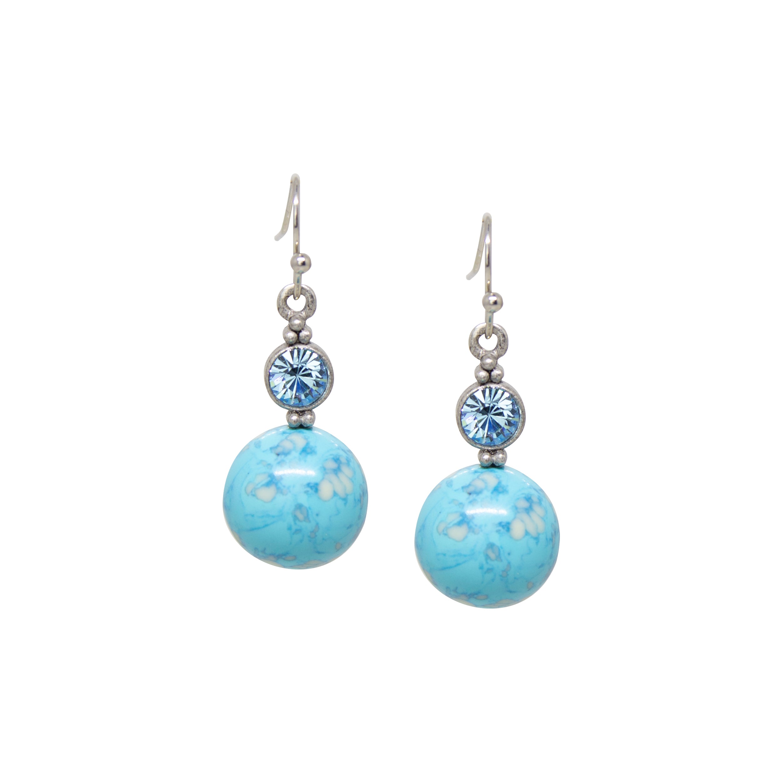 Silver Tone And Blue