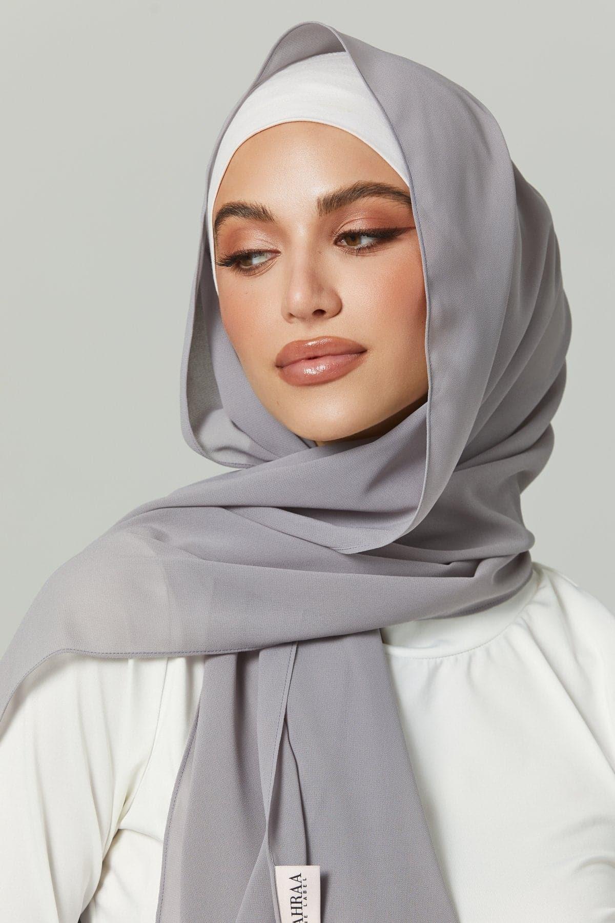 Luxury Chiffon Hijab Scarf - Soft & Lightweight Muslim Headscarf for Women - Perfect for Daily Wear, Prayer, and Special Occasions