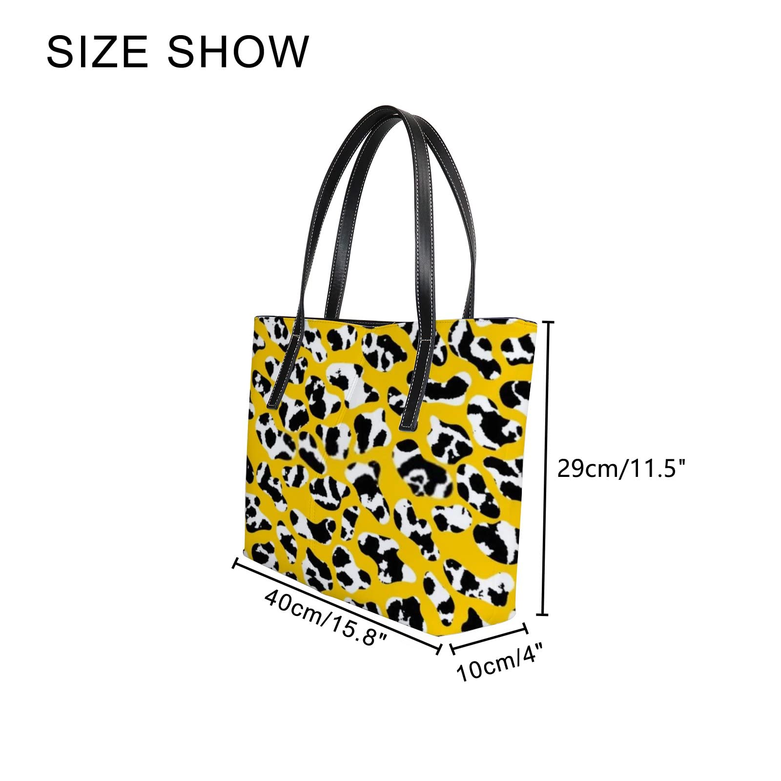 Premium Leather Tote Bag for Women - Stylish Crossbody Handbag with Detachable Strap, Spacious Work Tote for Office, Travel & Daily Use