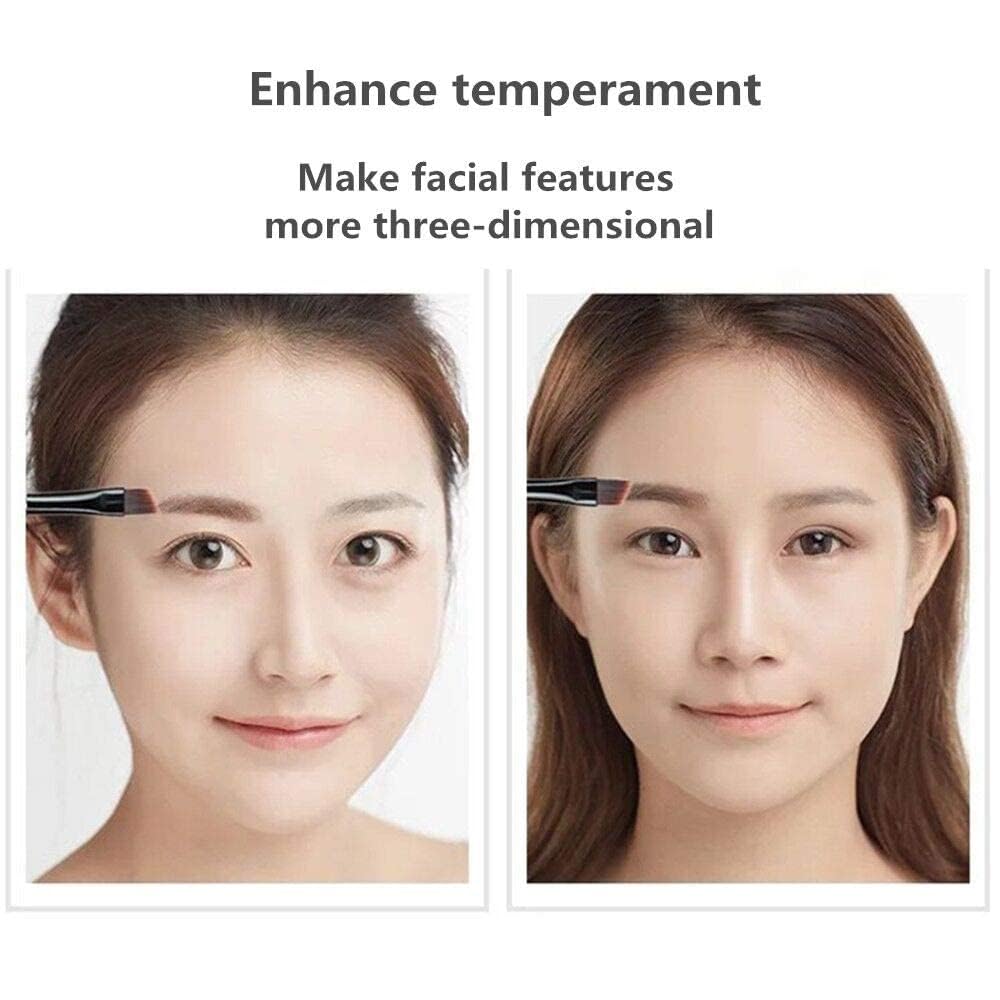 3-Color Eyebrow Powder Palette - Natural Eyebrow Enhancer with Mirror for Perfect Eyebrow Makeup | Ideal for Daily Use, Professional Makeup & Neutral Eye Looks (#3)