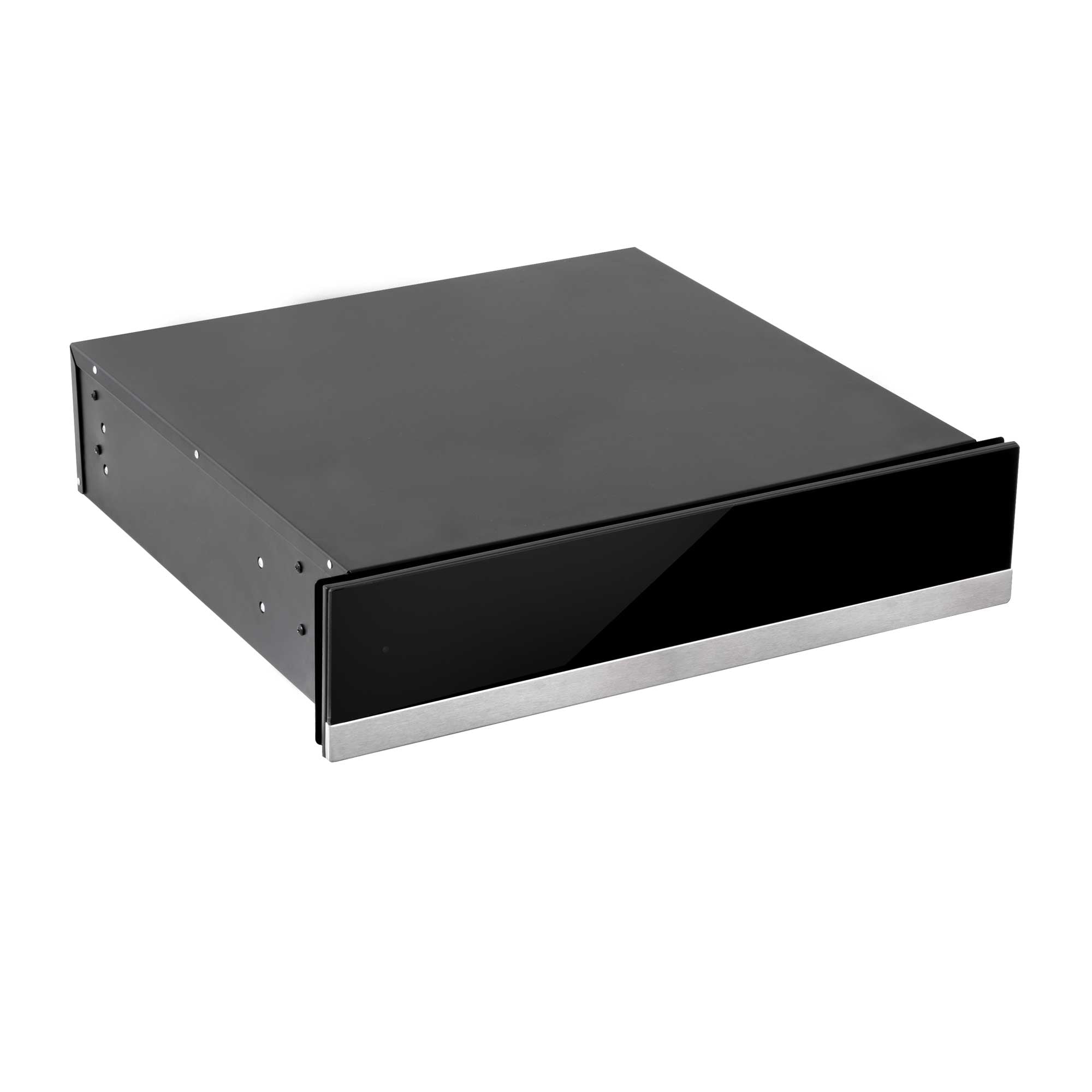 Baridi 60cm Built-In Warming Drawer with Push-to-Open & Anti-Slip Mat - Black/Stainless Steel (DH202) - Perfect for Kitchens, Restaurants & Buffets to Keep Food Warm