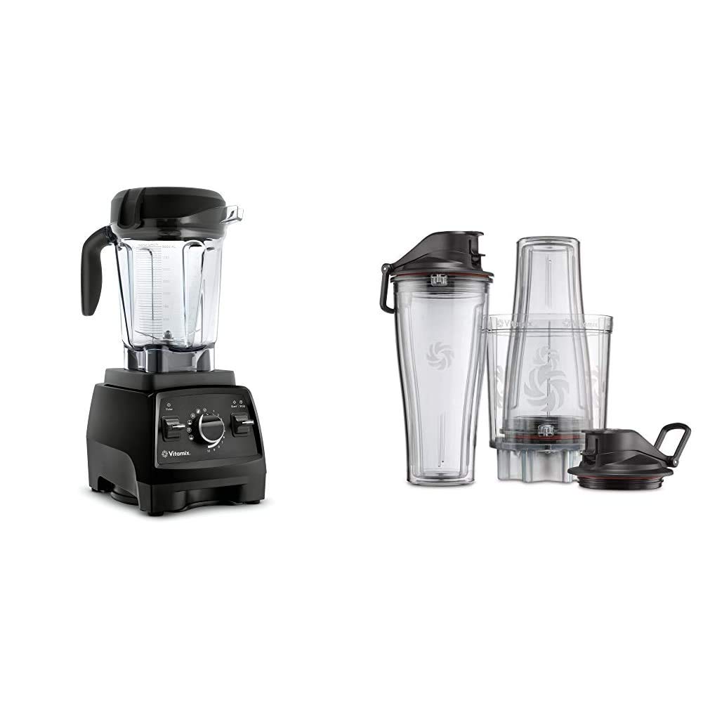 Vitamix Professional Series 750 Blender with Personal Cup Adapter - High-Performance Kitchen Blender for Smoothies, Soups & Nut Butters - Perfect for Home Chefs & Healthy Lifestyles