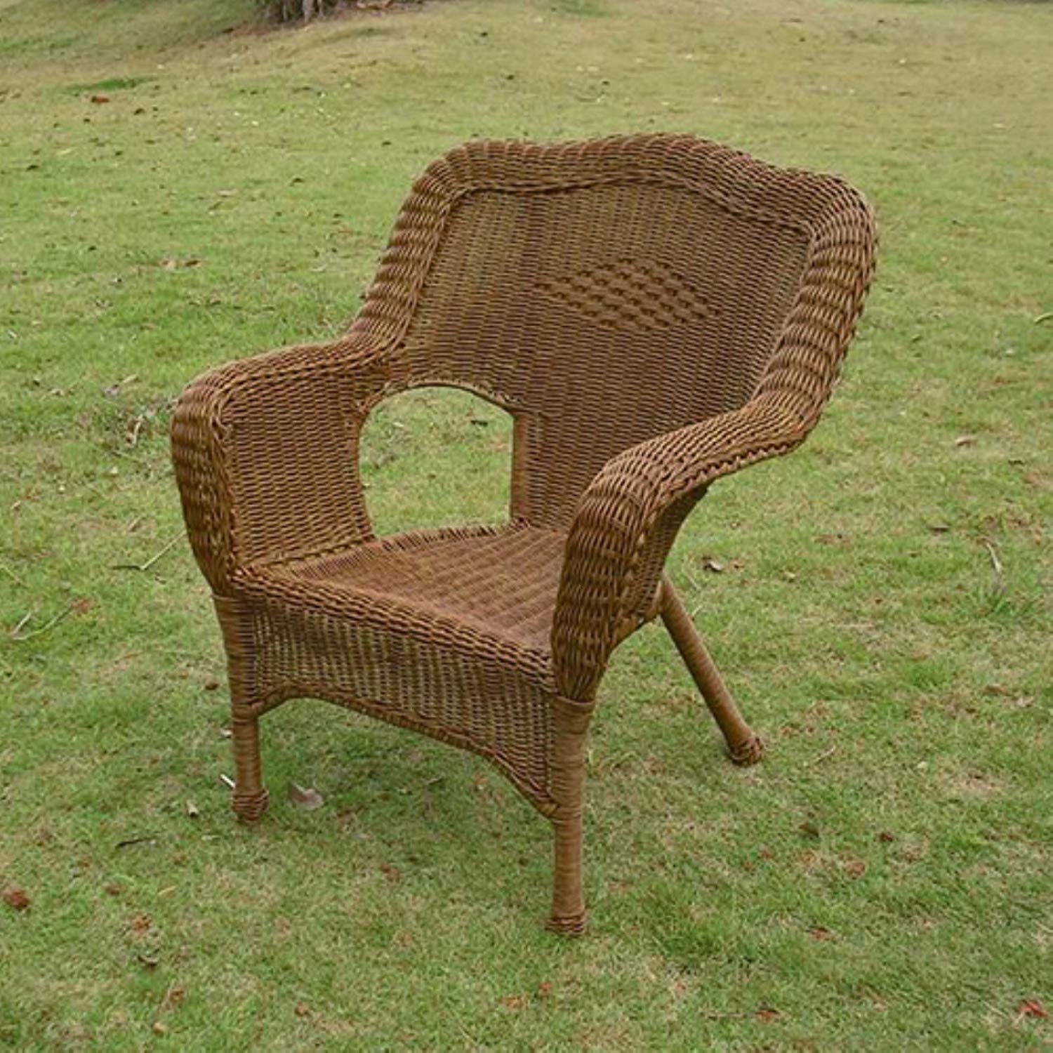 Premium Camelback Resin Wicker Patio Chairs Set of 2 - Weather-Resistant Outdoor Furniture for Garden, Poolside & Deck - Comfortable Patio Seating for Relaxation & Entertaining