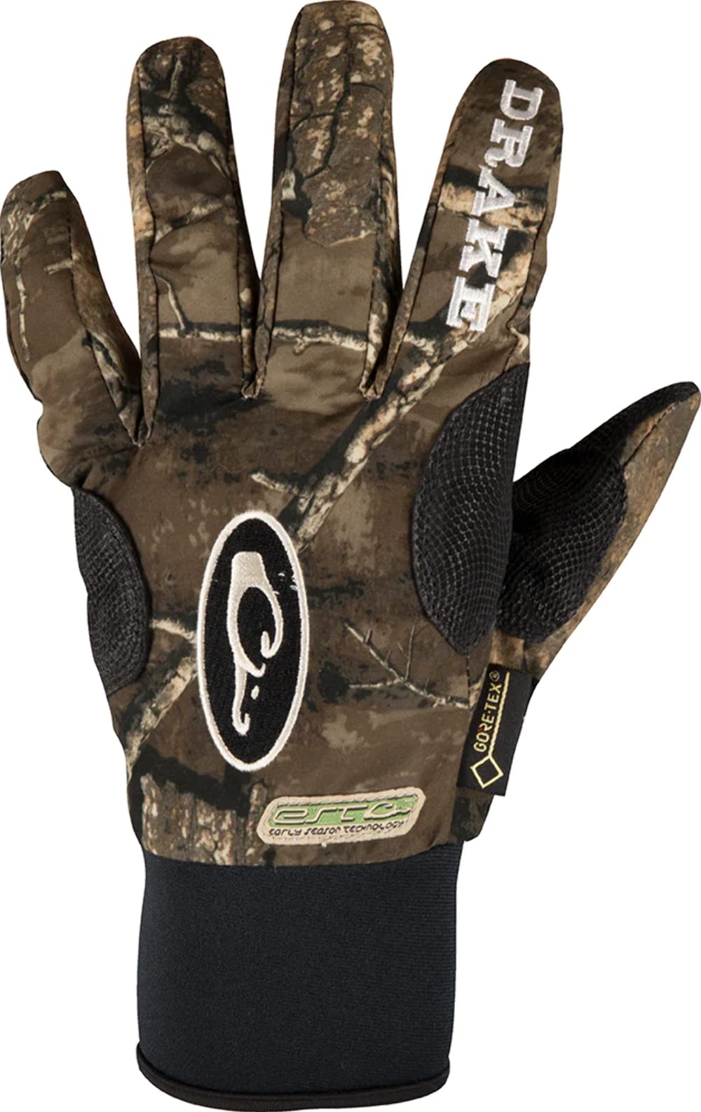 Drake EST Refuge Gore-Tex Gloves for Men - Medium Size, Realtree Max-5 Camo Pattern - Waterproof & Windproof Hunting Gloves for Cold Weather, Outdoor Activities, and Wilderness Survival
