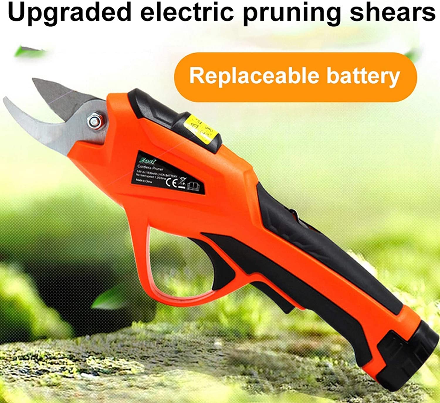 Professional Cordless Electric Garden Pruning Shears - 3.6V Lithium-Ion Battery Powered Branch Cutter for Wood Trimming | Ideal for Tree Trimming, Gardening & Landscaping
