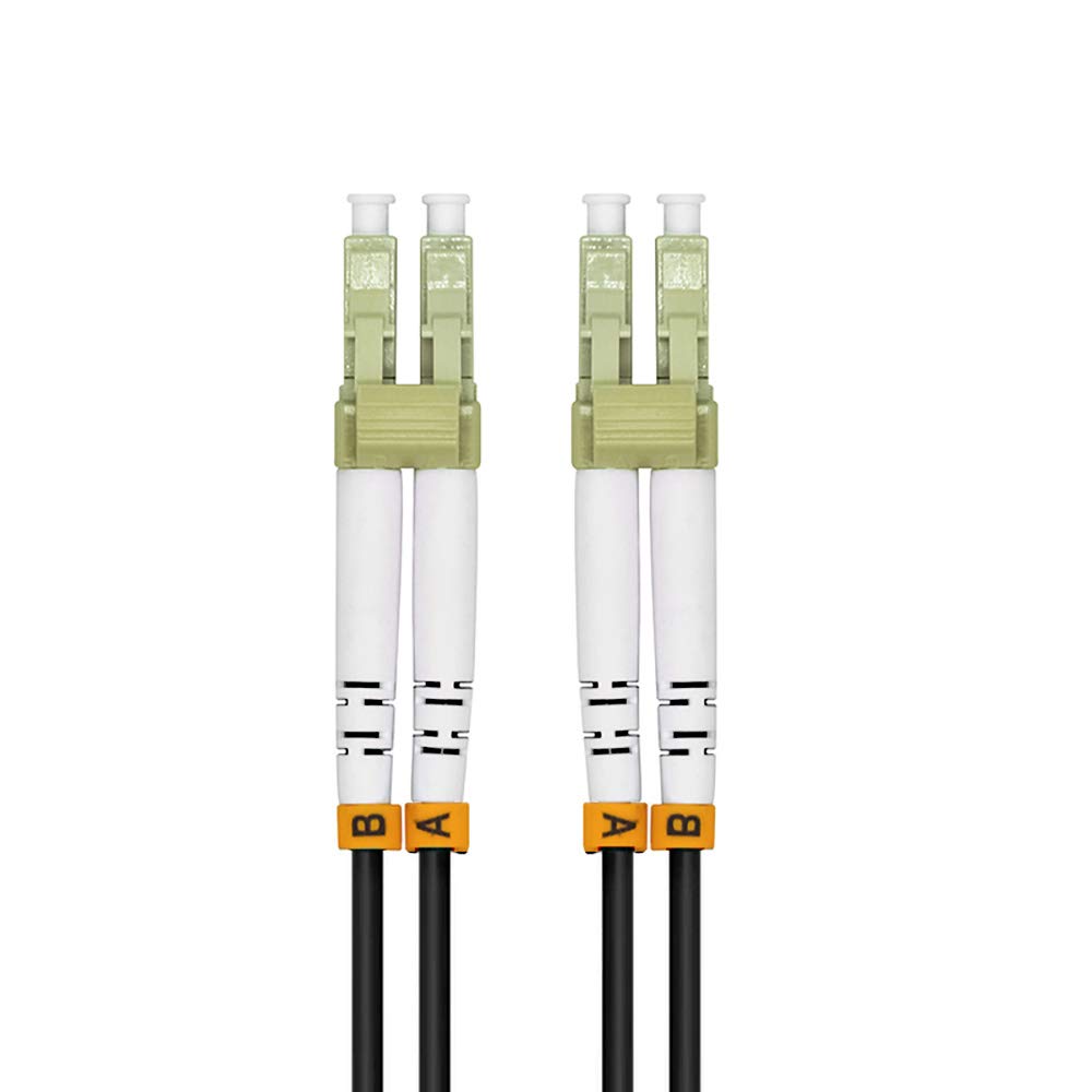 300M LC to LC 10G OM3 Outdoor Armored Duplex 50/125 Multimode Fiber Optic Patch Cable - 985ft LC-LC Connector for High-Speed Data Transmission in Harsh Environments, Ideal for Data Centers, Telecom Networks & Outdoor Networking Applications