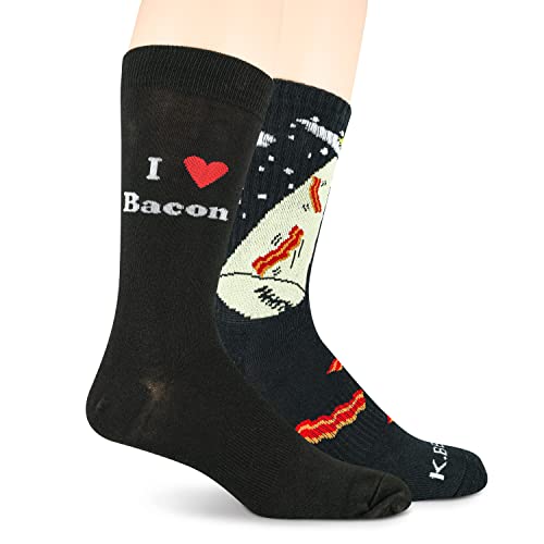 Bacon Lovers 2 Pairs (Black)