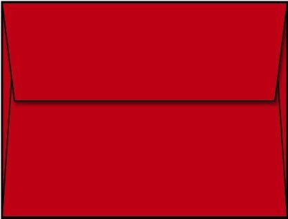 Premium A2 Red Envelopes (250 Pack) - Perfect for Wedding Invitations, Greeting Cards & Business Correspondence