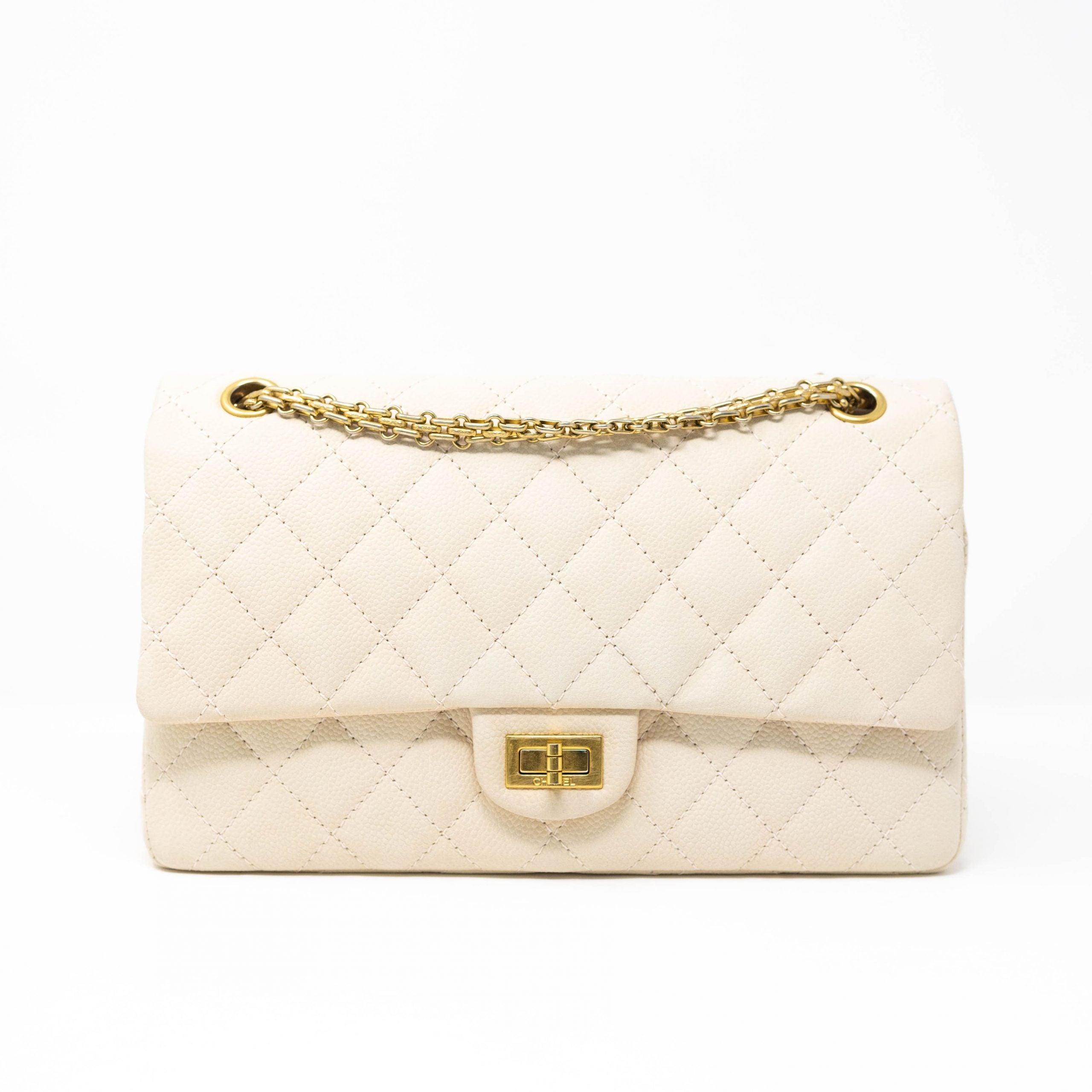 Chanel Beige 2.55 Reissue 226 Flap Bag - Authentic Luxury Handbag for Women | Perfect for Evening Events, Office & Special Occasions