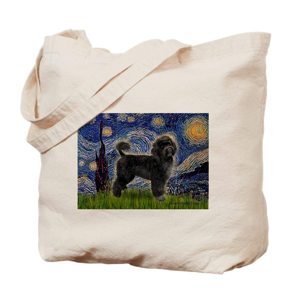 Starry Night Van Gogh Inspired Canvas Tote Bag - Eco-Friendly Reusable Shopping Bag for Groceries, Beach & Daily Use | Natural Cotton Tote with PWD Design #2