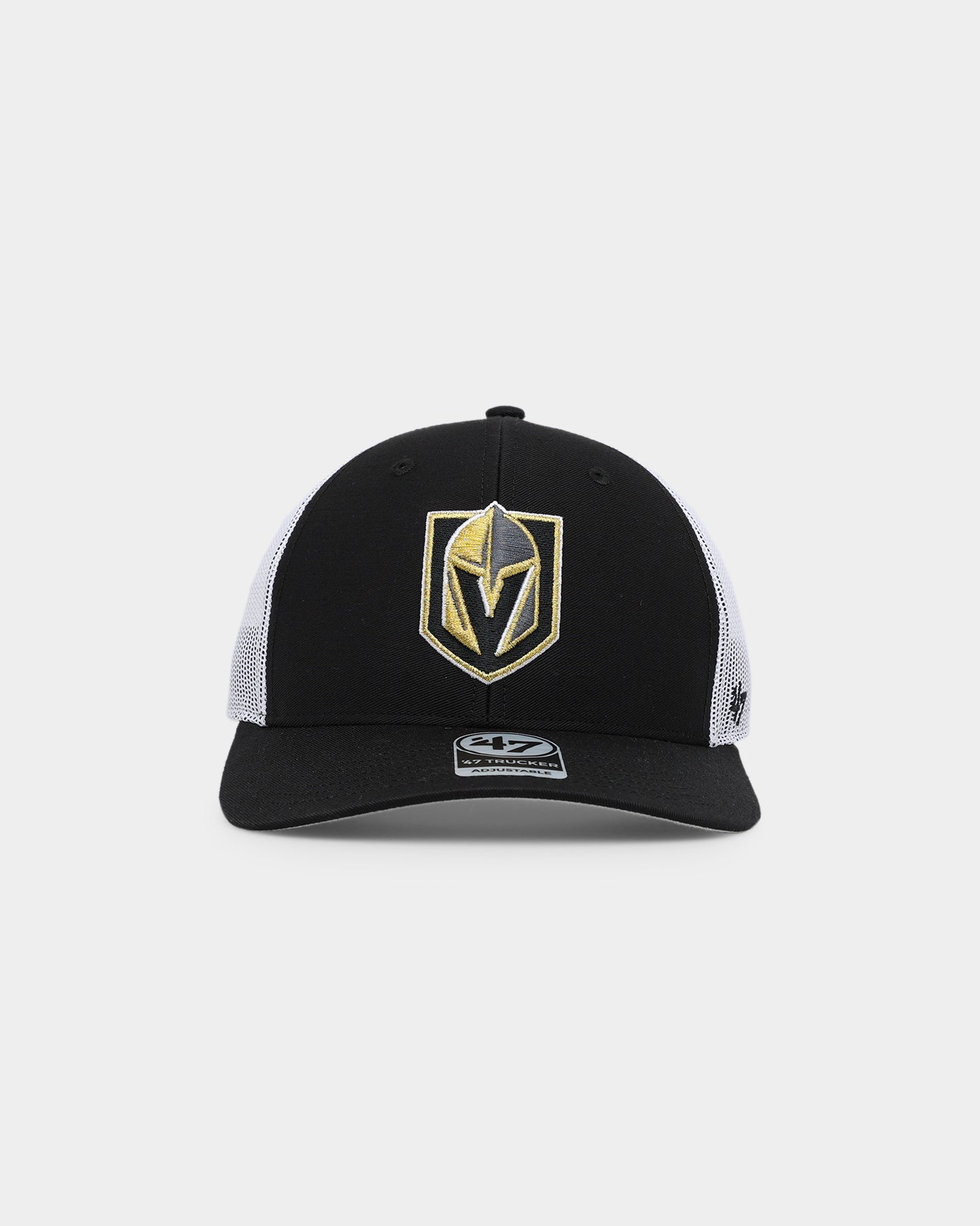 47 Brand Las Vegas Golden Knights Snapback Trucker Hat - Black Adjustable Baseball Cap for Men & Women - Perfect for Sports Fans, Games & Outdoor Activities