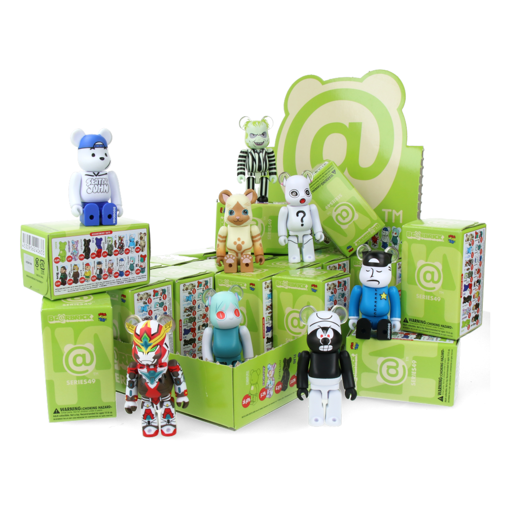 Bearbrick Series 49 Collectible Figures - Set of 24 Pieces for Display & Decoration - Perfect for Home, Office, or Retail Store Showcase