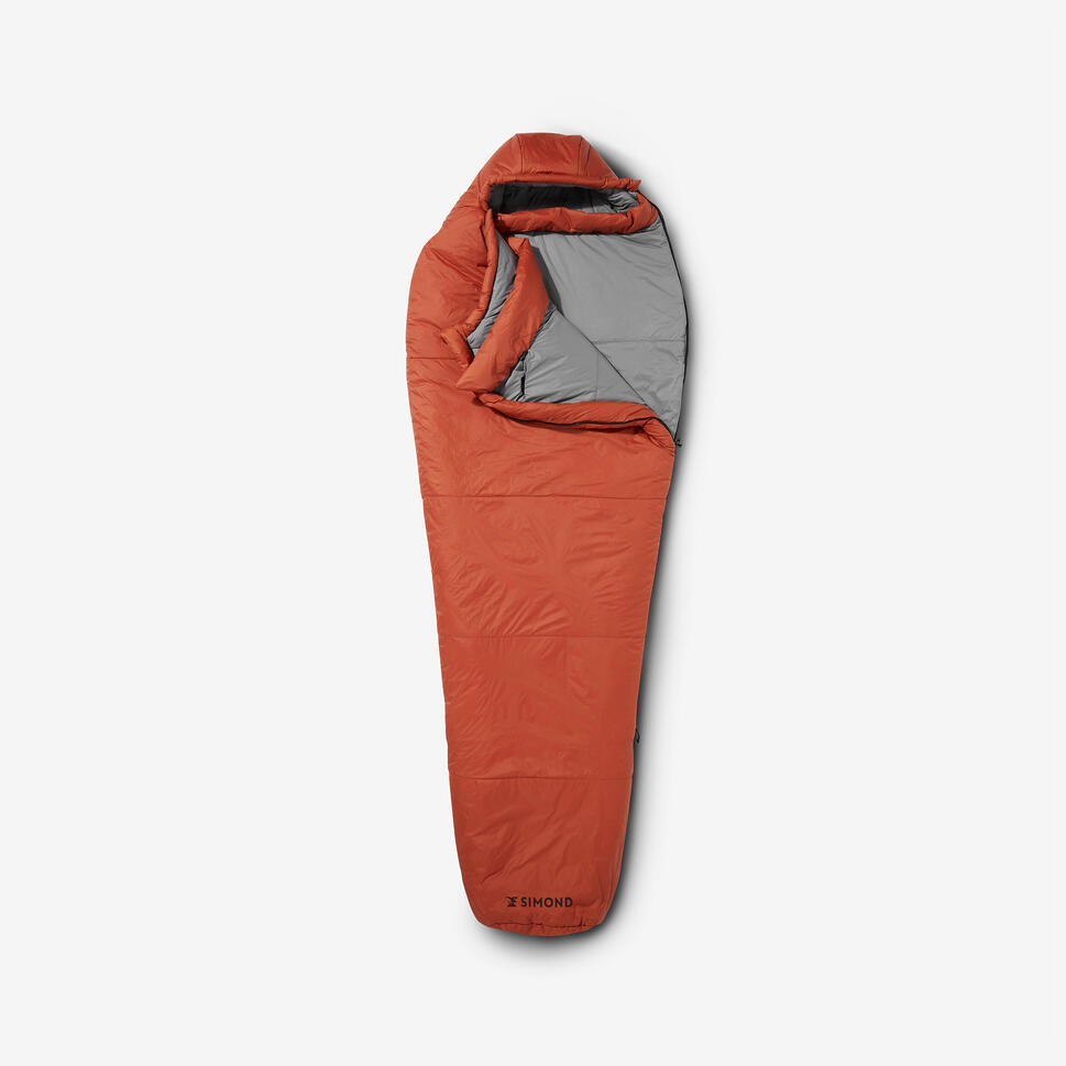 Simond MT500 23°F (-5°C) Lightweight Polyester Sleeping Bag for Camping, Hiking & Backpacking - Compact & Warm for Outdoor Adventures
