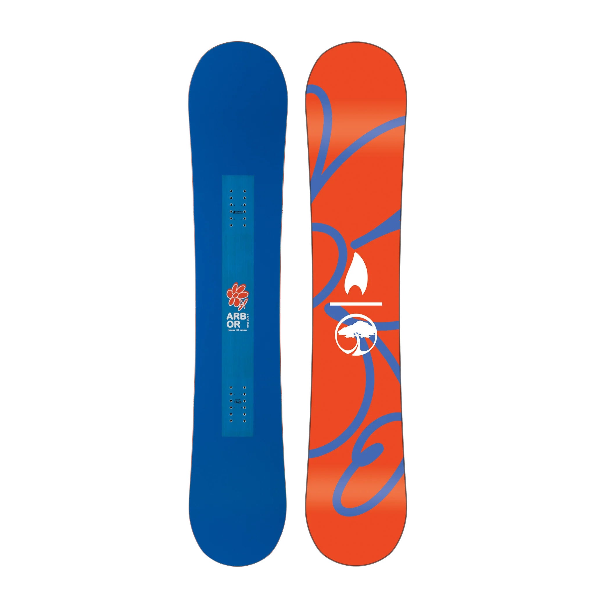 Arbor Relapse Camber Snowboard 2025 - All-Mountain Freestyle Snowboard for Men & Women | Perfect for Park, Powder & Backcountry Riding