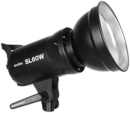 GODOX SL-60W 2x 60W LED Video Light Kit with Ambitful 60x90cm Softbox, Light Stand & Honeycomb Grid - Remote Control Included - Perfect for Film Studios, Photography, YouTube Videos & Live Streaming