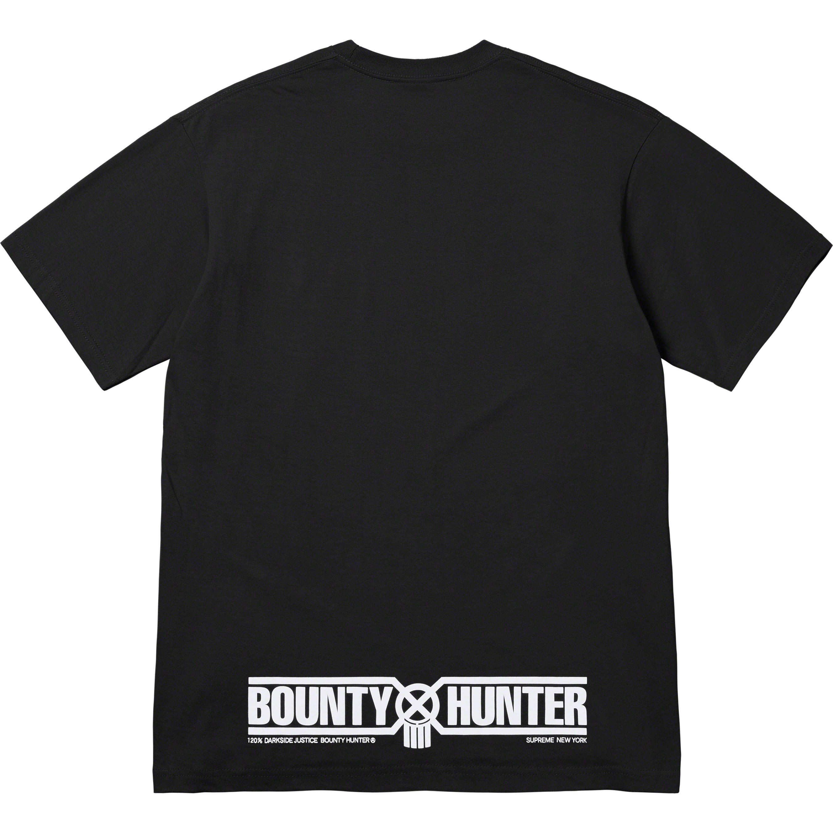 Supreme Bounty Hunter Wolf Graphic T-Shirt - Black Cotton Tee for Men - Streetwear Fashion & Urban Style - Perfect for Casual Wear, Outfits, and Street Style Looks