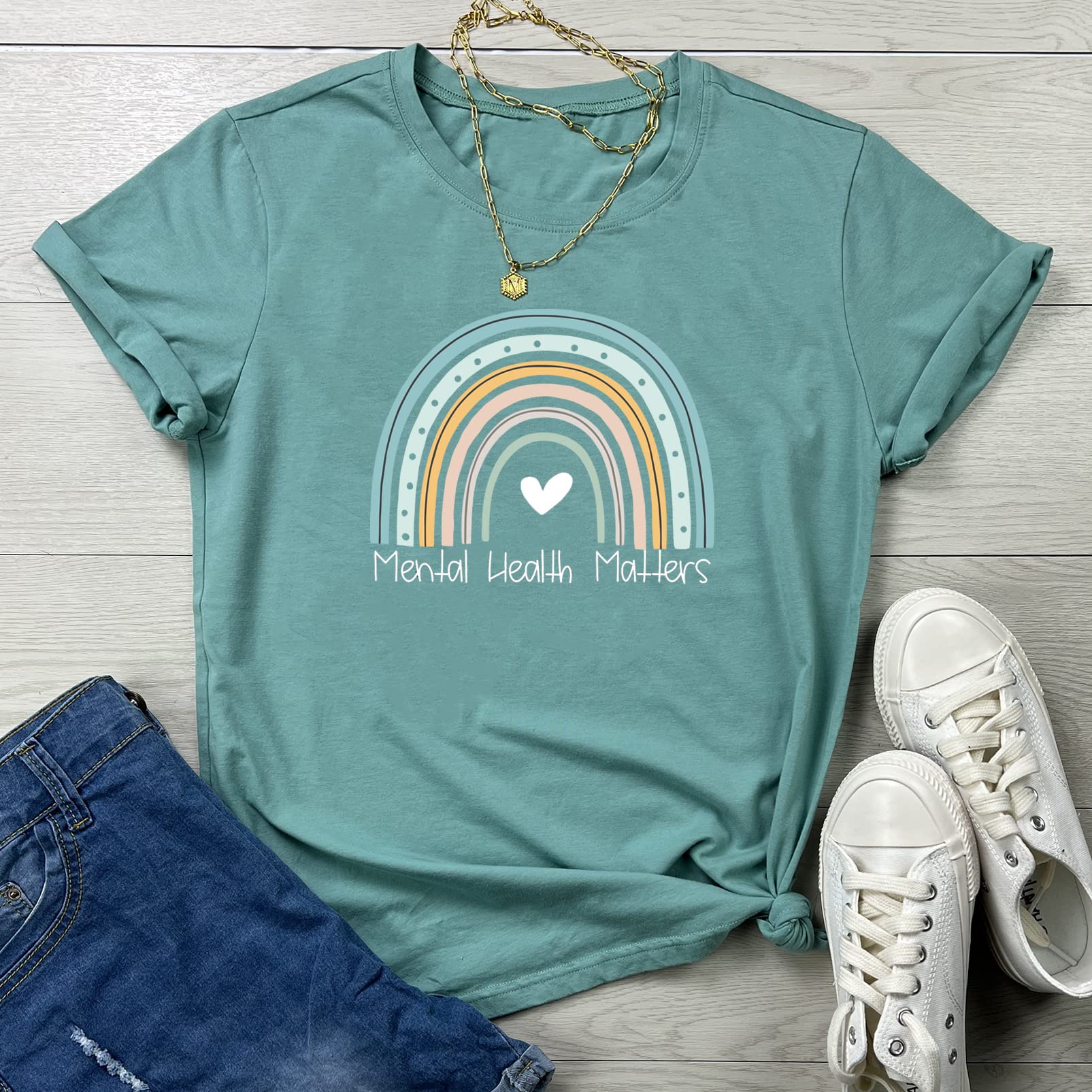ROSEPARK Women's Cute Graphic T-Shirts - Trendy Summer Tops for Casual Wear & Outfits | Perfect for Beach, Vacation & Everyday Fashion