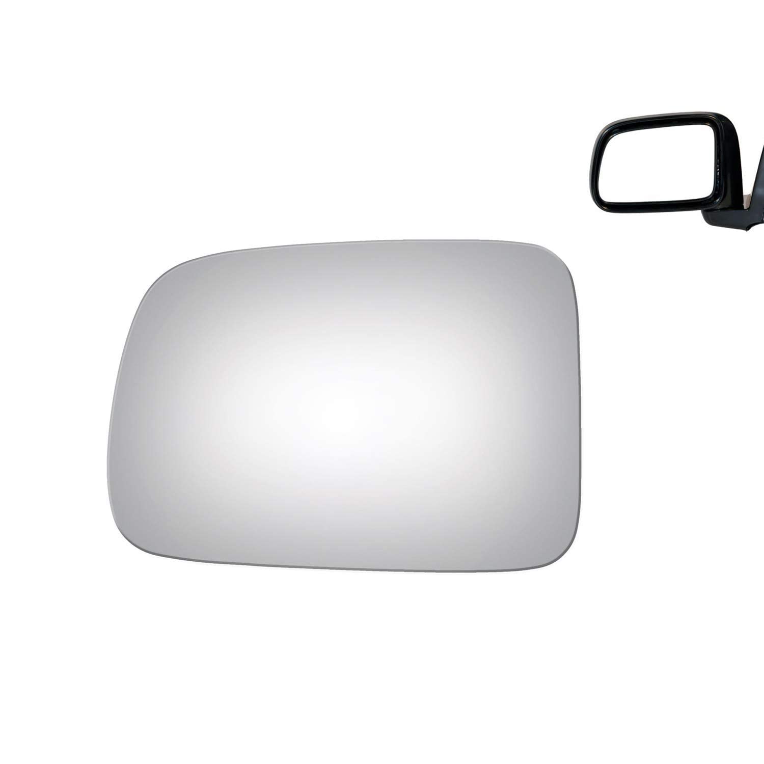 1997-2006 Honda CR-V Driver Side Left Flat Mirror Glass Replacement - OEM Fit for Honda CR-V SUV - Perfect for Parking & Lane Changing Safety