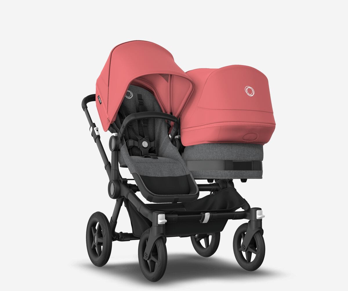 Bugaboo Donkey 5 Twin Stroller - Lightweight Double Stroller for Twins with Adjustable Seat - Perfect for City Walks, Shopping & Travel