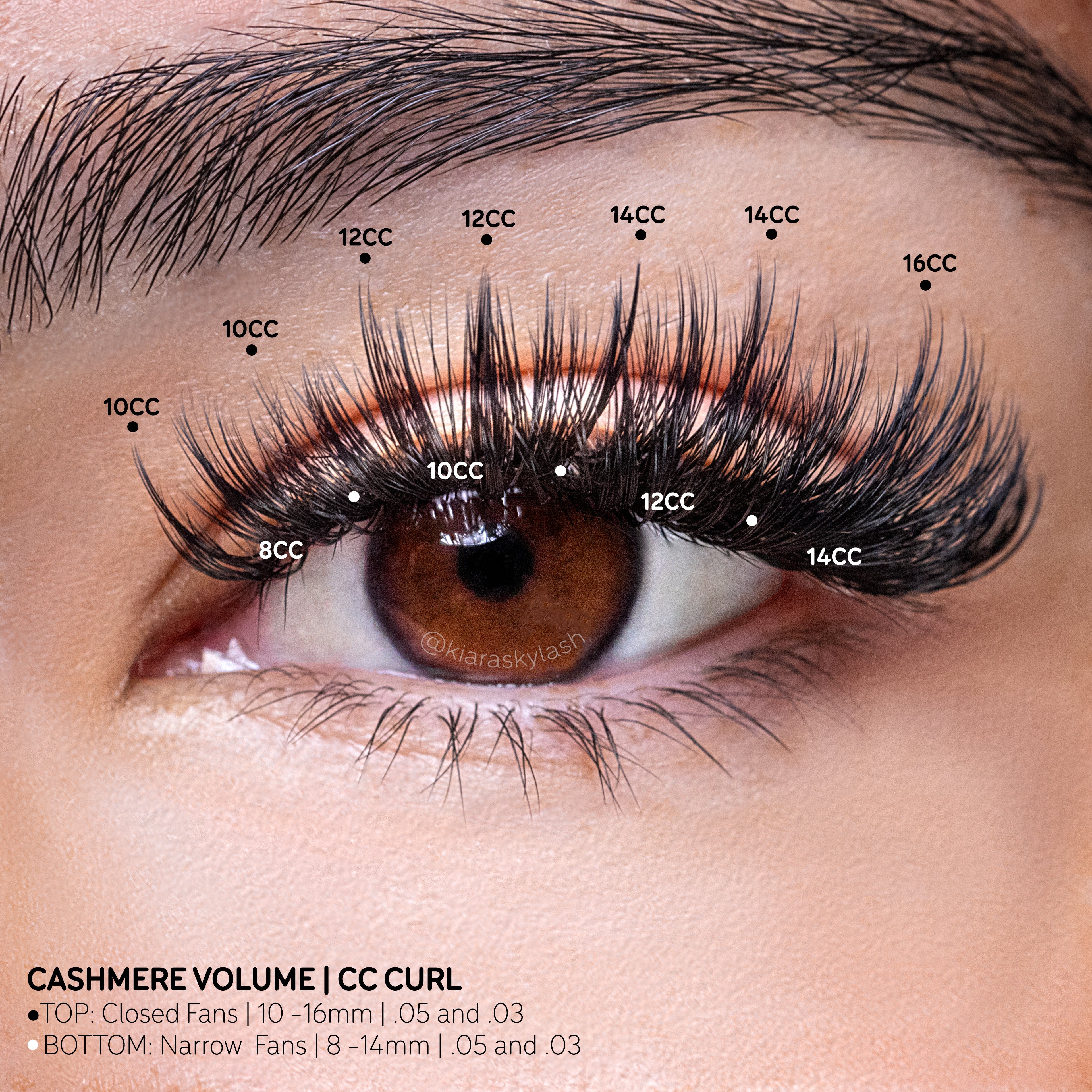 Premium 100% Cashmere False Eyelashes - Natural & Fluffy Volume Lashes for Dramatic Eye Look - Perfect for Parties, Weddings, and Special Occasions