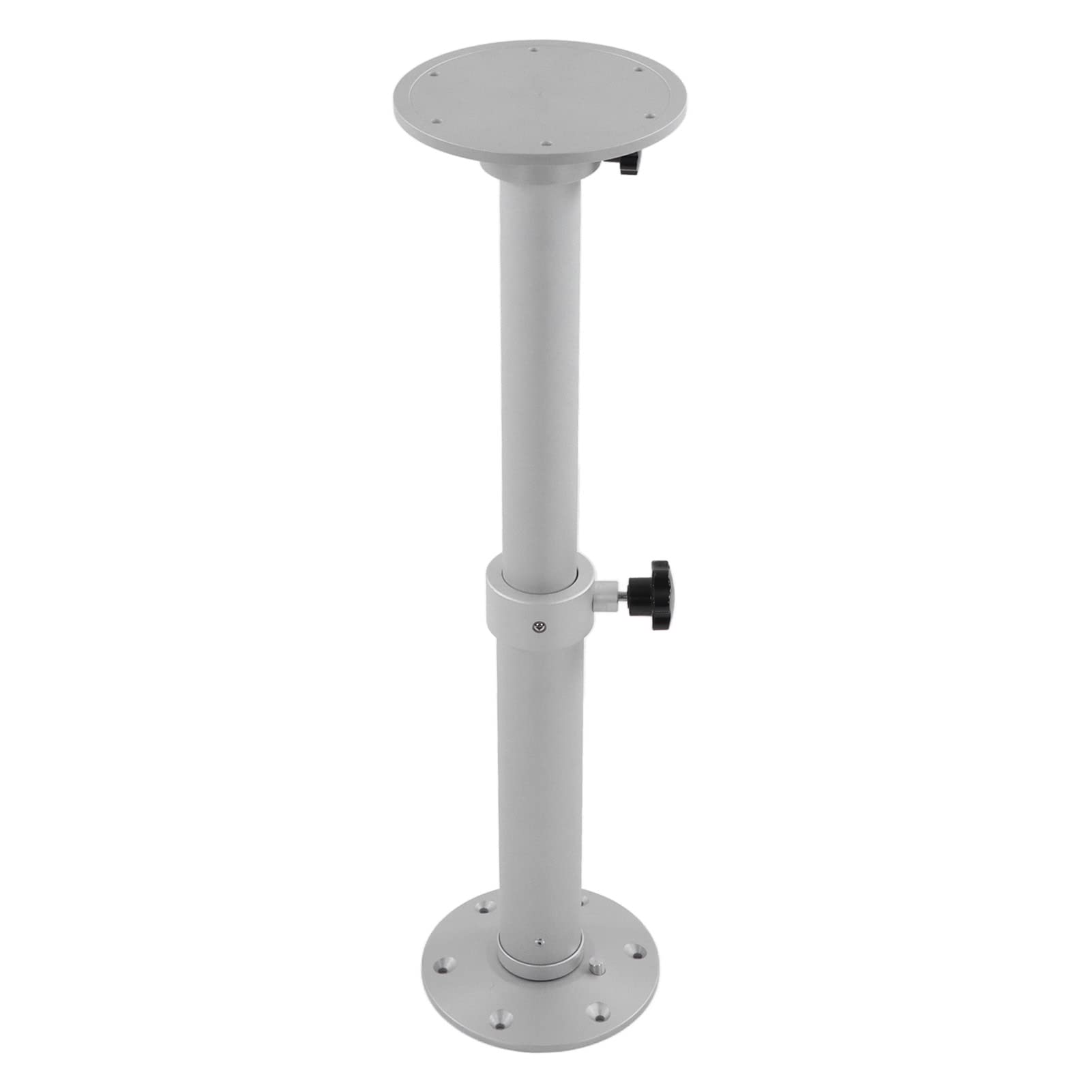 JUNWU Adjustable Height Table Legs 445-685mm, RV Camper Boat Balcony Aluminum Alloy Telescopic Stand, Silver Oxidation Resistant - Perfect for Outdoor Dining, Workspace & Compact Living Spaces