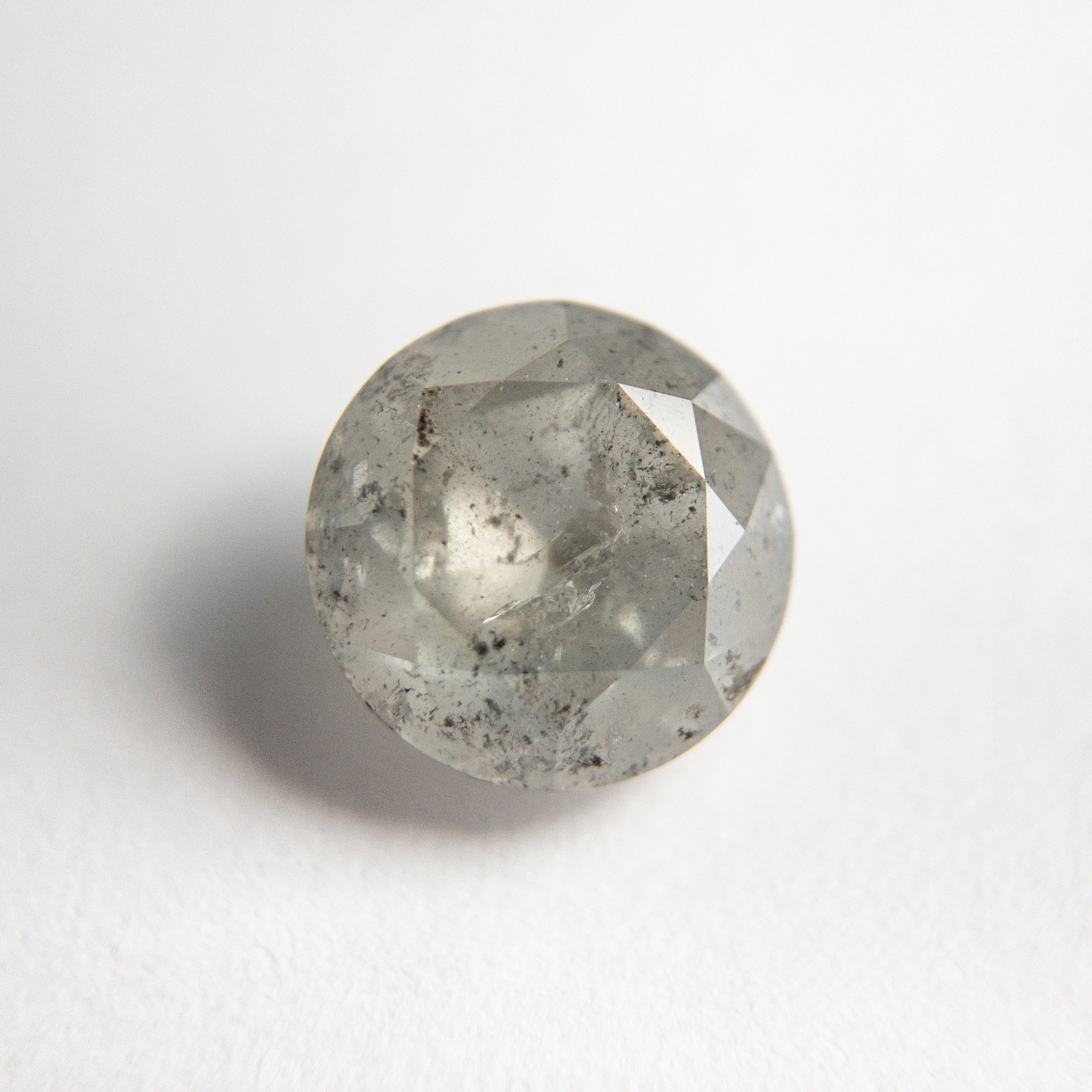 2.14ct Round Double Cut Lab-Created Diamond - 7.55x7.61x4.61mm (18728-06) | Perfect for Engagement Rings & Fine Jewelry Making