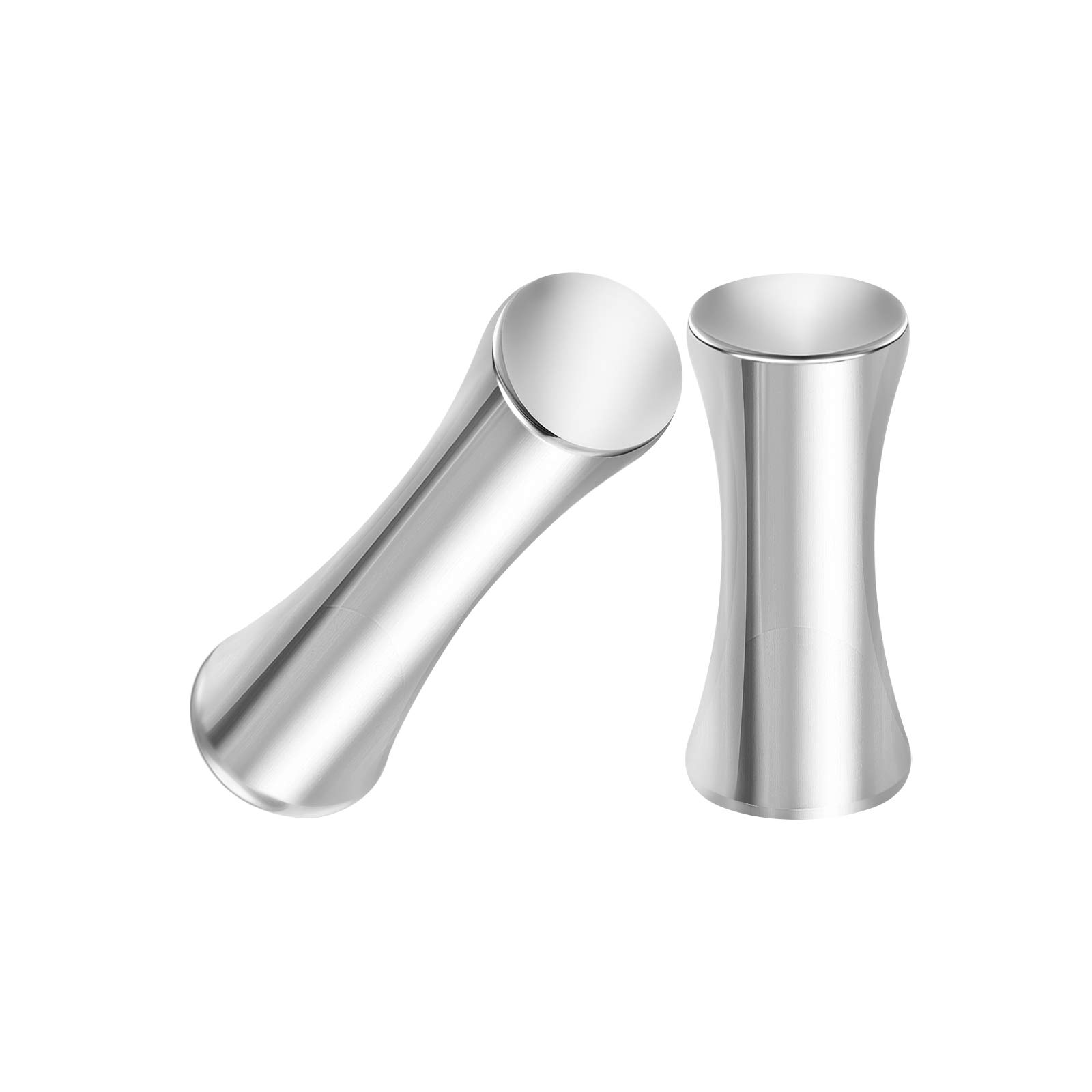 316L Surgical Steel Double Flared Ear Stretchers - Polished Solid Plugs for Ear Lobe Piercing - Perfect for Gauging, Stretching & Everyday Wear - Body Jewelry for Men & Women