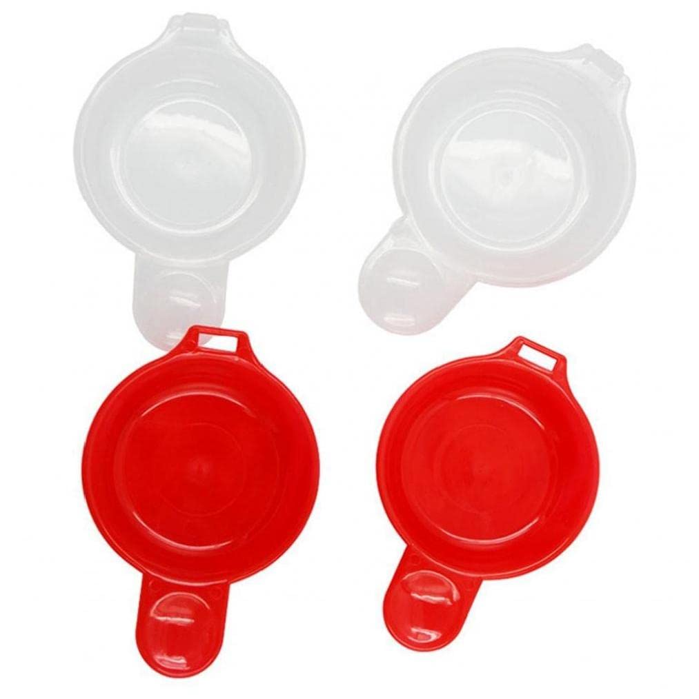 2-Piece Microwave Egg Cooker Set - Hard Boiled Egg Poacher & Omelet Maker (Red & Clear) - Perfect for Breakfast, Muffins, Biscuits & Bagels - Quick & Easy Meal Prep for Home, Office & Dorm