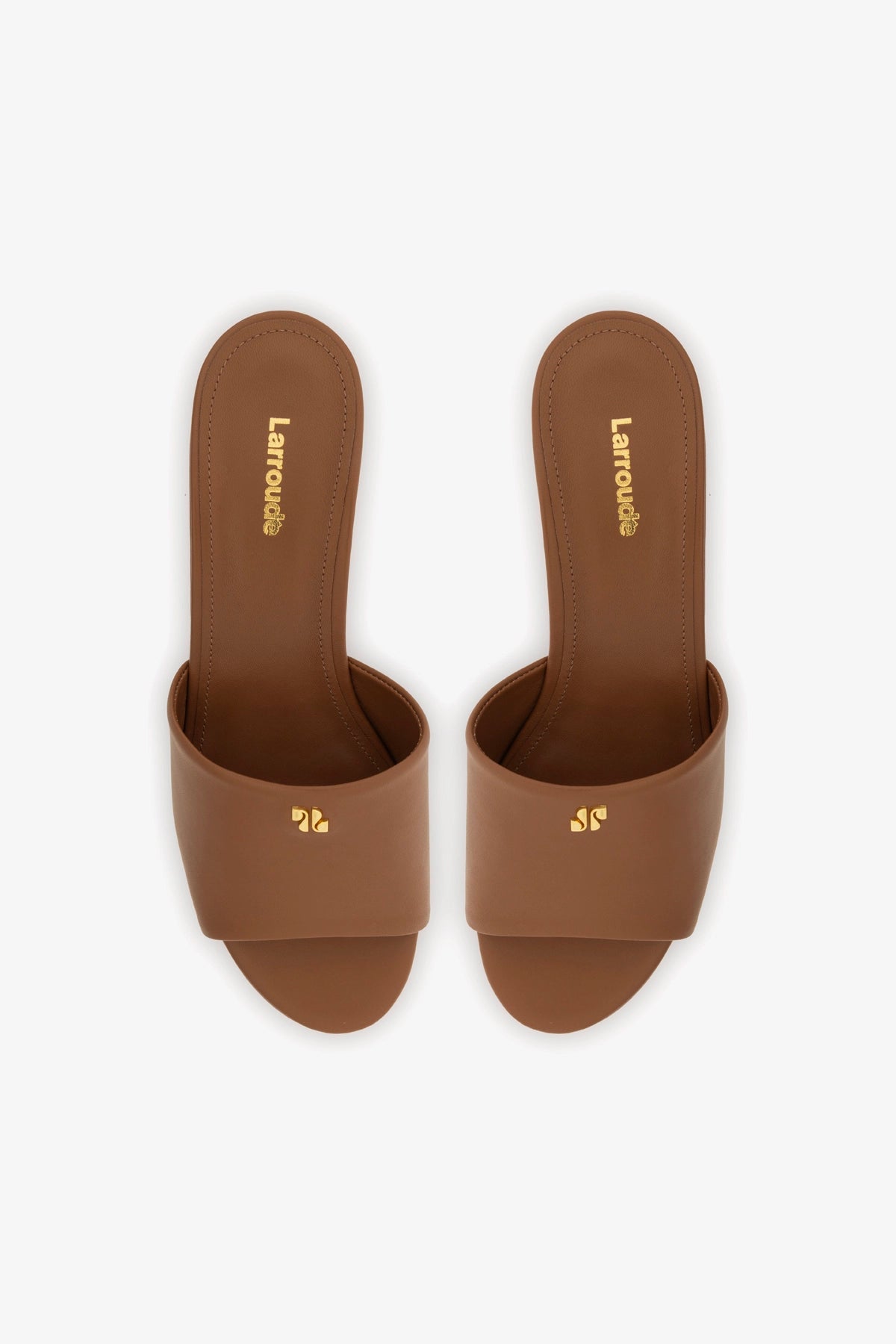 Premium Miso Platform Mule Shoes in Caramel Leather - Comfortable Women's Slip-On Loafers for Office, Casual Wear & Everyday Outfits