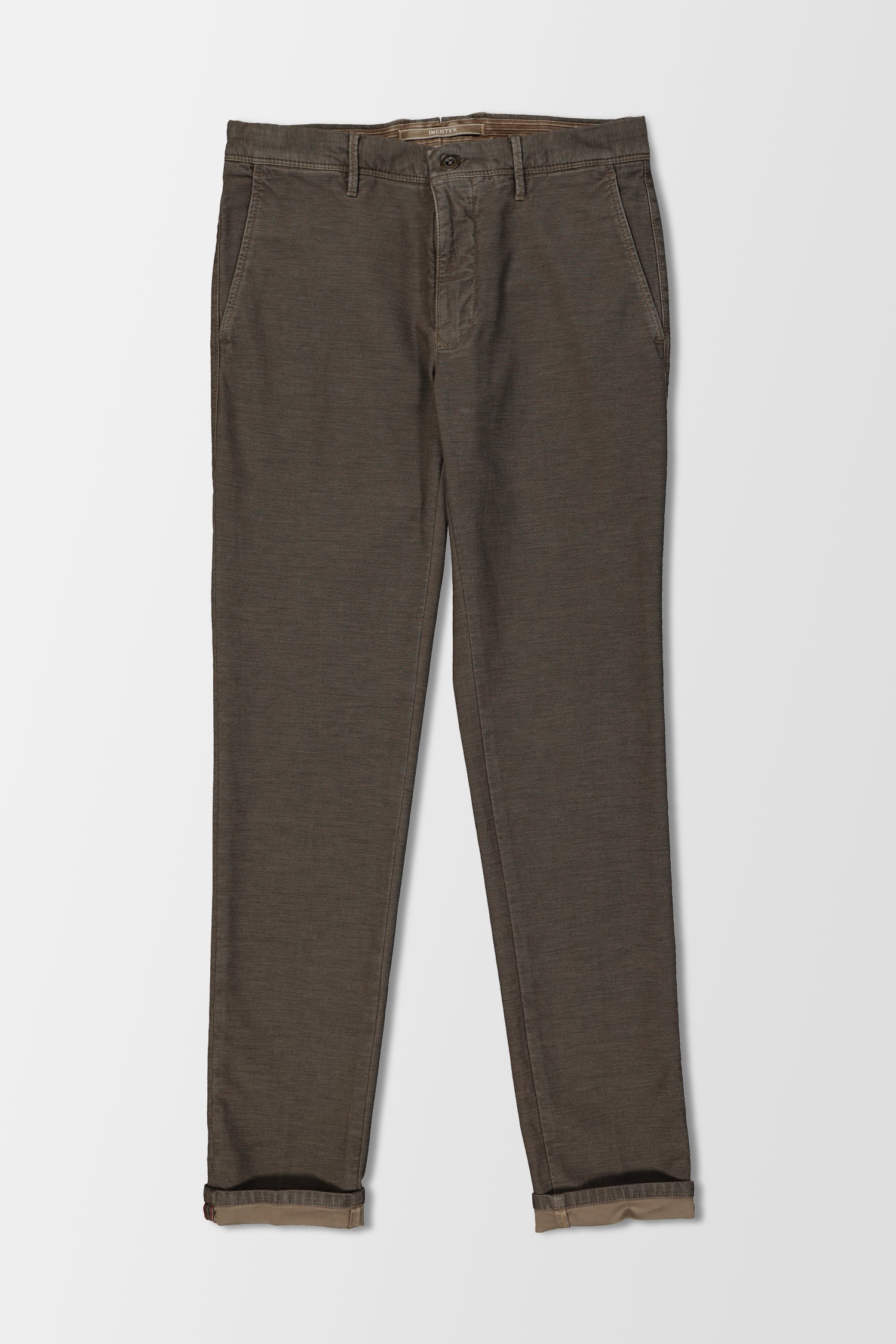 Premium Incotex Brown Dress Pants for Men - Comfortable & Stylish Business Casual Trousers - Perfect for Office, Meetings & Smart Casual Outfits