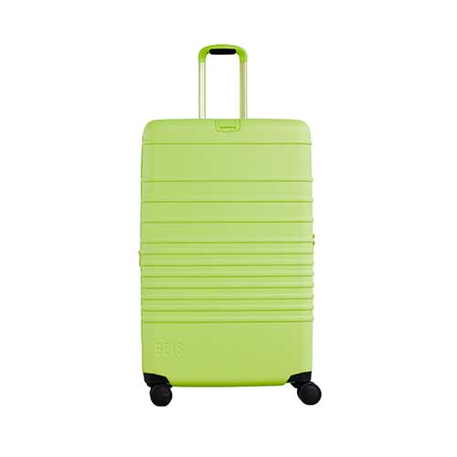 Large Check-In Roller Suitcase in Citron Yellow - Spacious & Durable Luggage for Travel, Business Trips & Vacations
