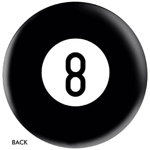 Black 8 Ball Bowling Ball for Billiards & Bowling - Perfect for Bowling Alleys, Game Rooms, and Sports Bars