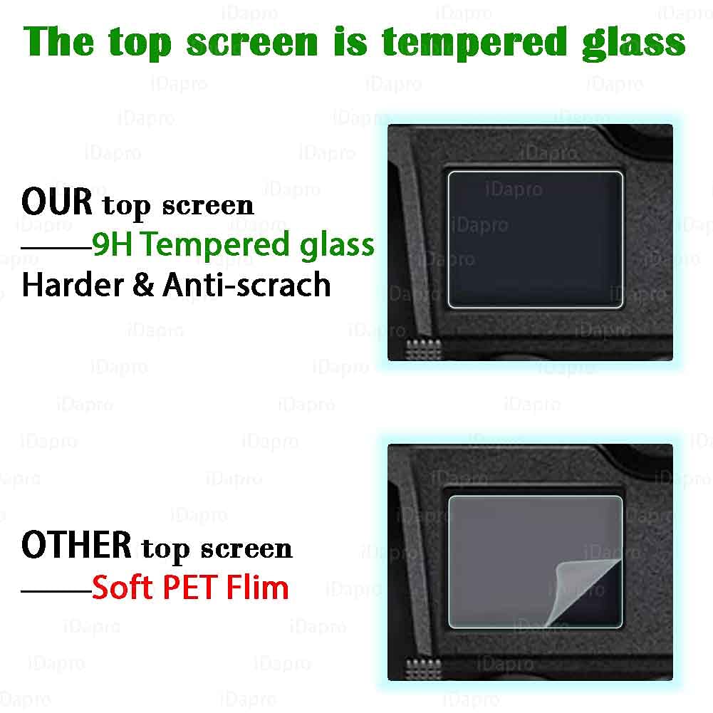 Nikon D850 Screen Protector [2+2 Pack] - Tempered Glass Camera LCD Protector for D850 DSLR - Easy Installation, Anti-Scratch & HD Clarity - Perfect for Outdoor Photography & Travel Shooting