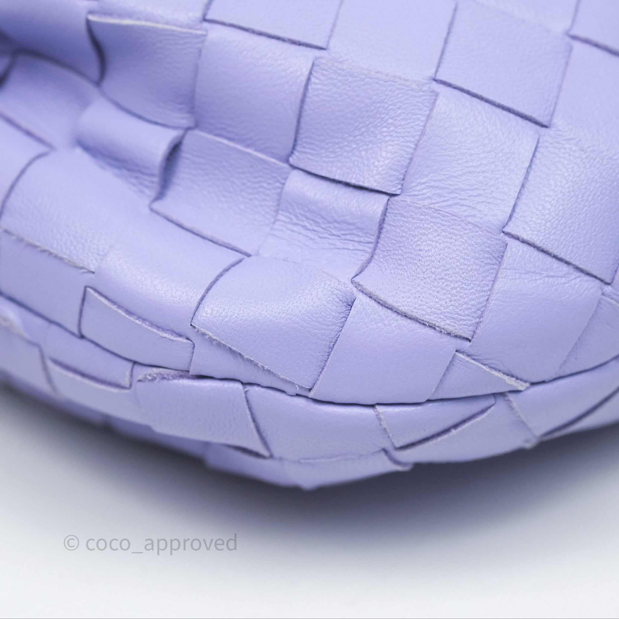 Bottega Veneta Mini Jodie Bag in Purple Intrecciato Lambskin Leather - Perfect for Everyday Use, Date Nights & Special Occasions