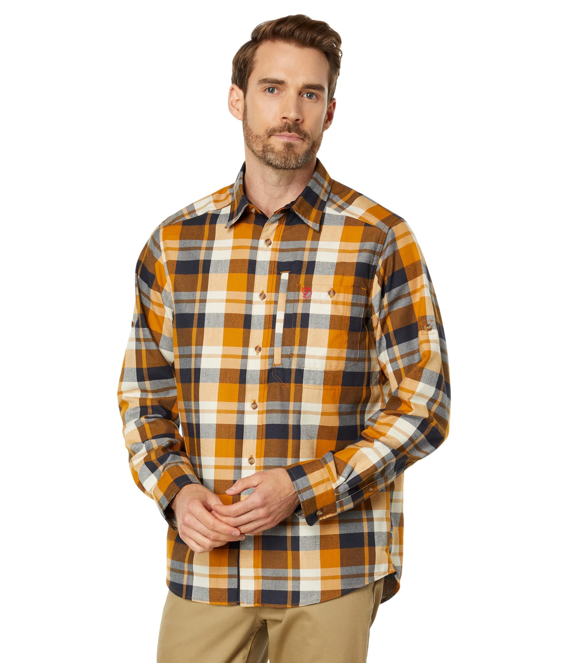 Fjällräven Men's Fjallglim Shirt - Lightweight Outdoor Button-Up for Hiking, Camping & Travel | Durable & Breathable Performance Wear