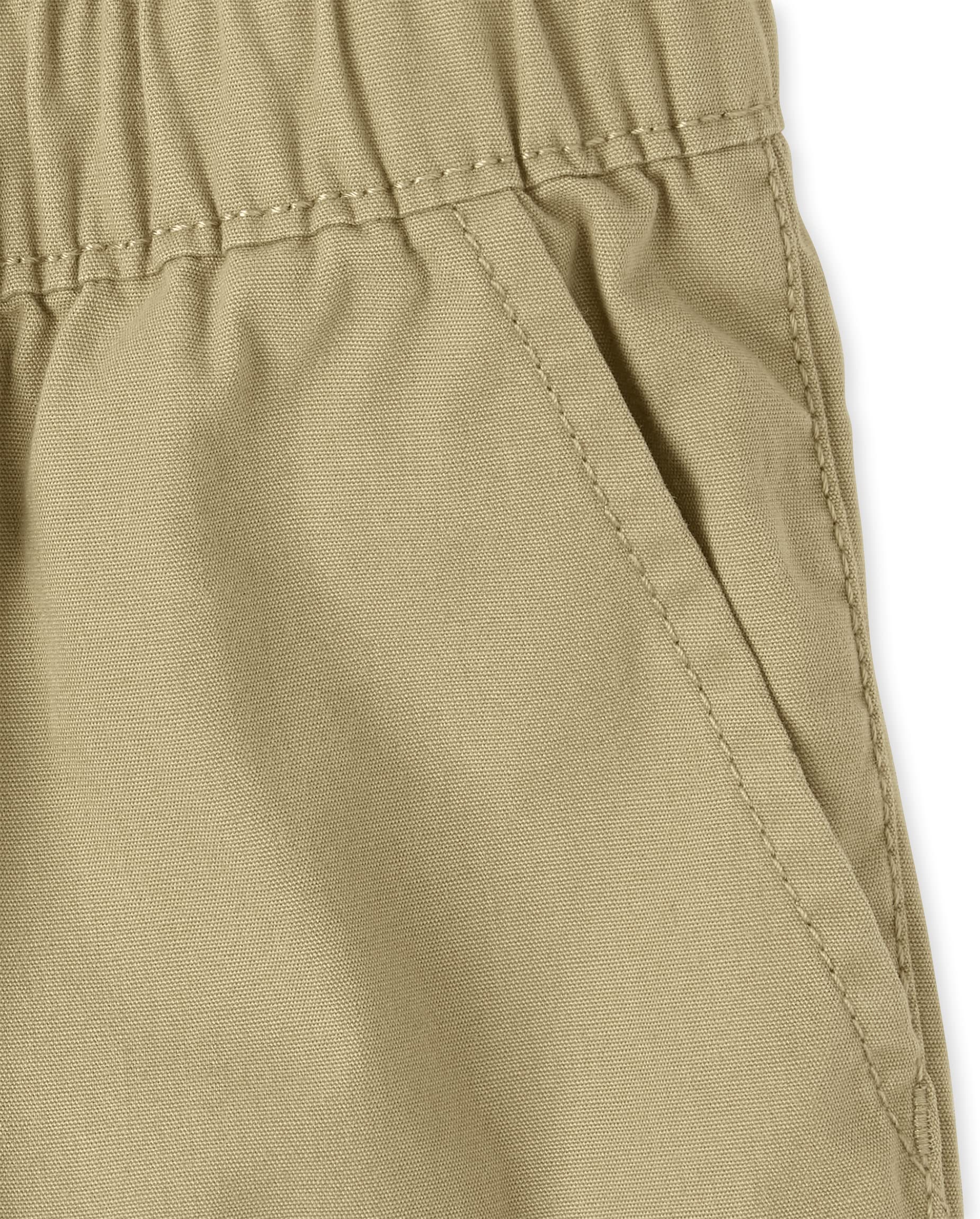 Baby Boys' Pull-On Jogger Shorts - Playtime & Summer Comfort