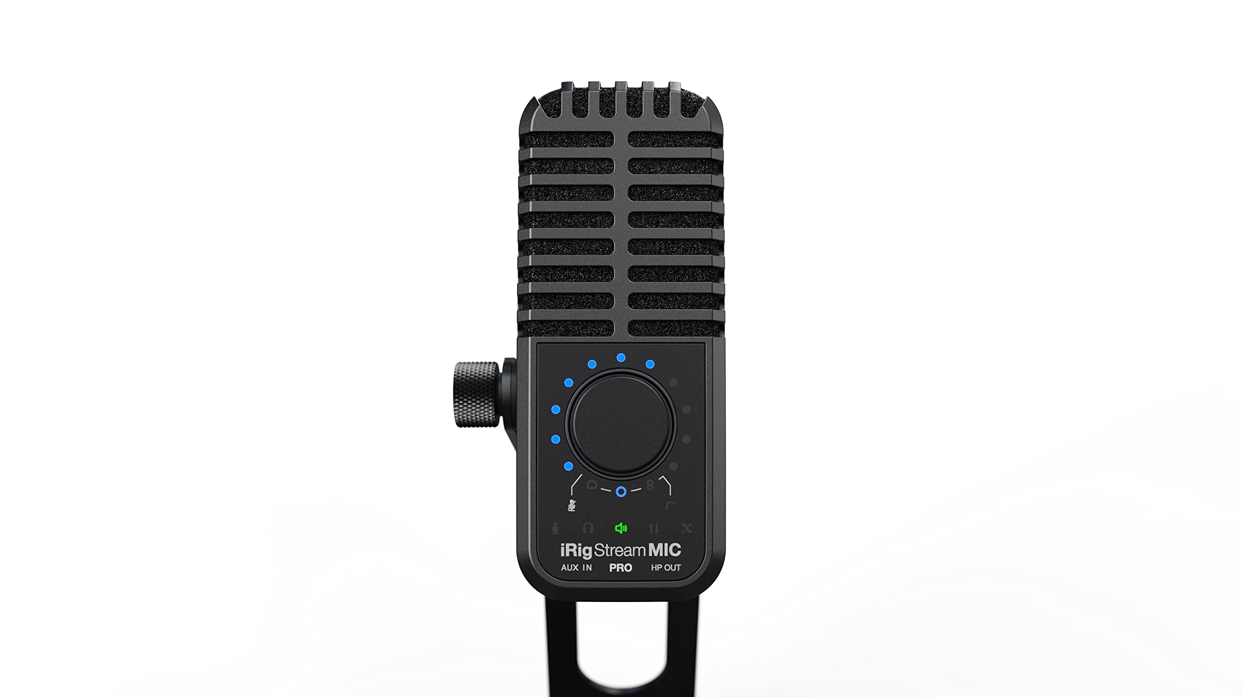 **IK Multimedia iRig Stream Mic Pro - USB & Mobile Microphone with Audio Interface for iPhone, iPad, Android, PC & Mac - Ideal for Podcasting, Singing, Recording, Gaming & Live Streaming**