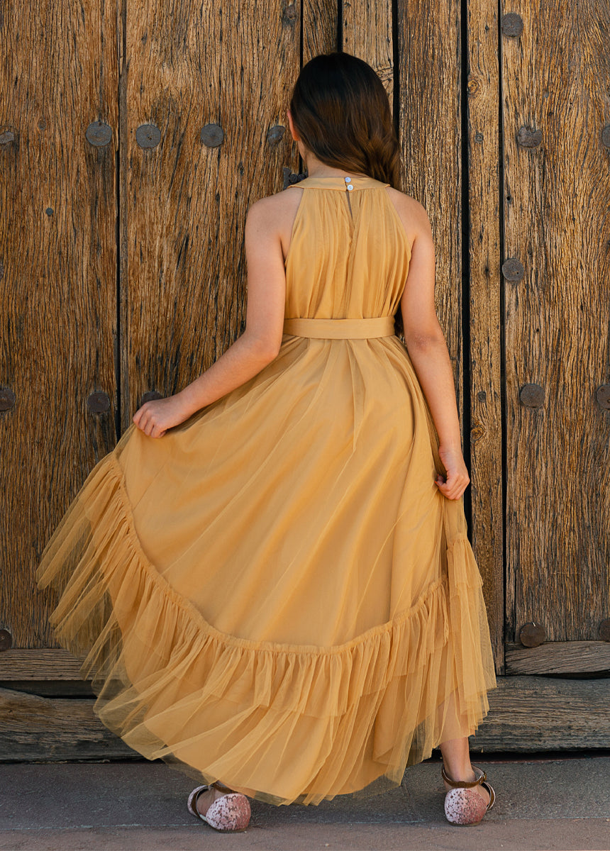 Fay Honey Floral Summer Dress for Women - Elegant Casual & Party Wear, Perfect for Beach, Wedding & Date Night