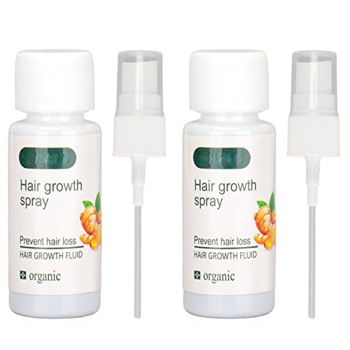 2 Pack Ginger Hair Growth Serum Spray for Hair Loss Treatment & Regrowth – 20ml Nourishing Spray to Promote Nutrient Absorption & Thicker Hair – Perfect for Men & Women with Thinning Hair or Scalp Care Needs