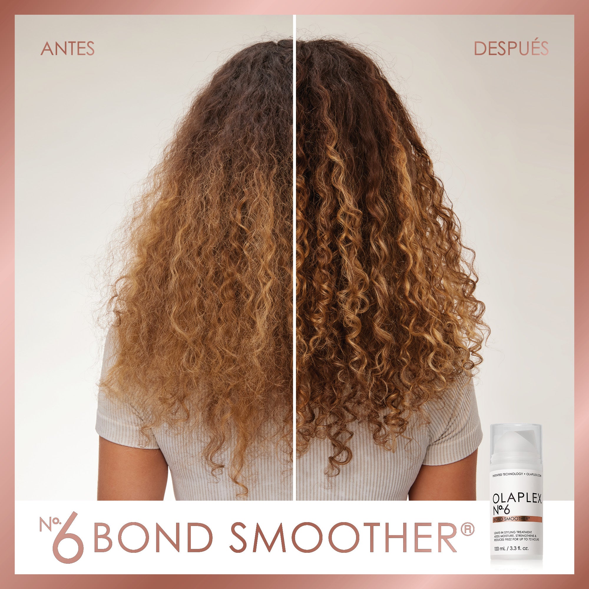 Olaplex No. 6 Bond Smoother - Repairing Leave-In Cream for Damaged Hair | Frizz Control & Heat Protection | Perfect for Daily Styling & Salon Treatments