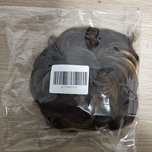 Premium Synthetic Fiber Hair Bun Donut - Seamless Hairpiece for Updos & Formal Hairstyles - Perfect for Weddings, Prom & Everyday Elegance