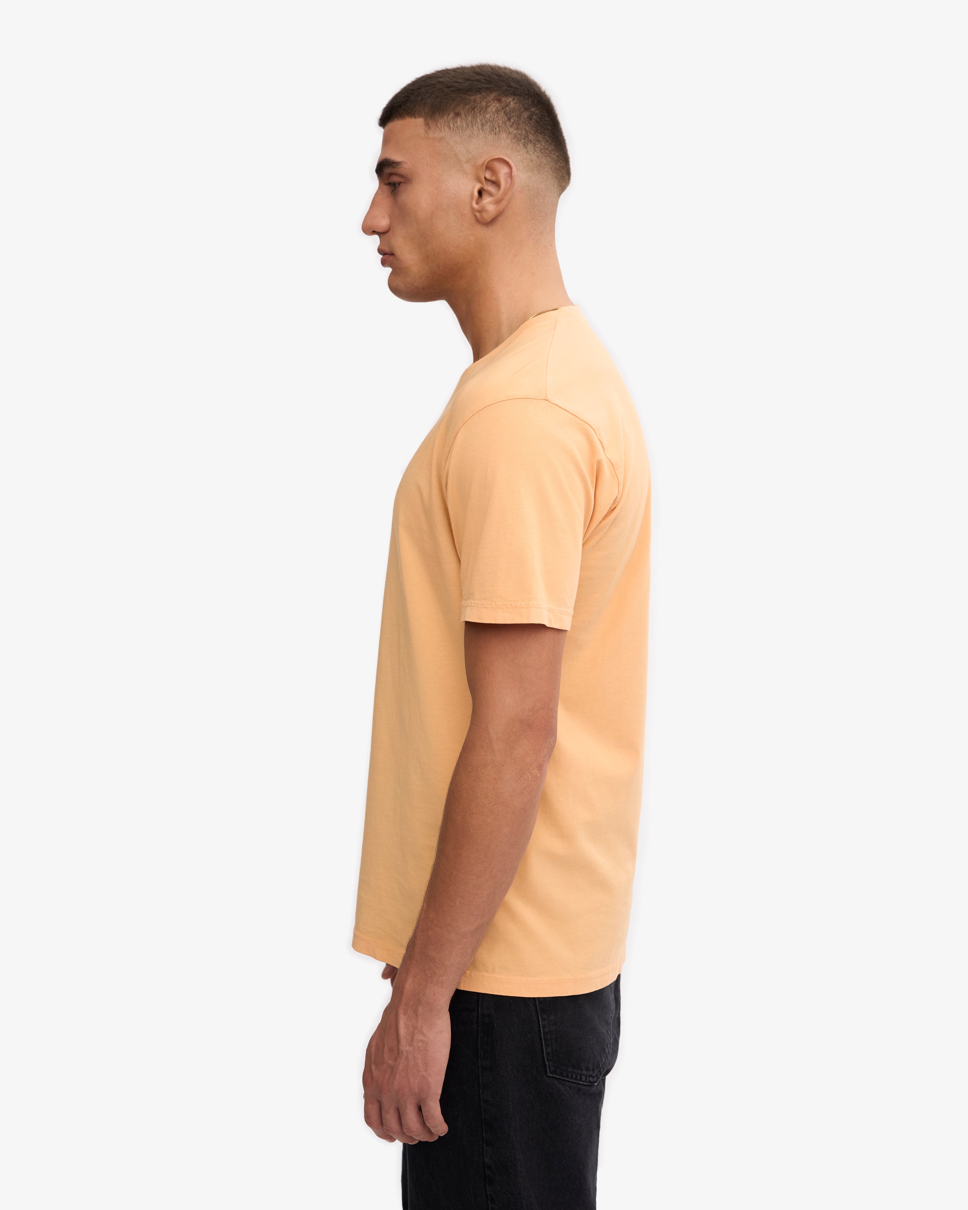 Classic Organic Cotton T-Shirt for Men & Women - Soft & Comfortable Sandstone Orange Tee - Perfect for Casual Wear, Gym, and Everyday Outfits