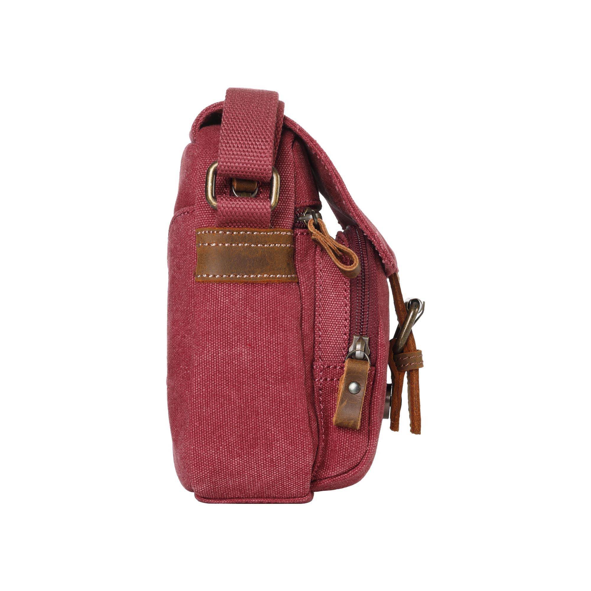 TRP0213 Troop London Classic Canvas Crossbody Bag for Men & Women - Stylish & Durable Everyday Shoulder Bag for Work, Travel & Casual Outings
