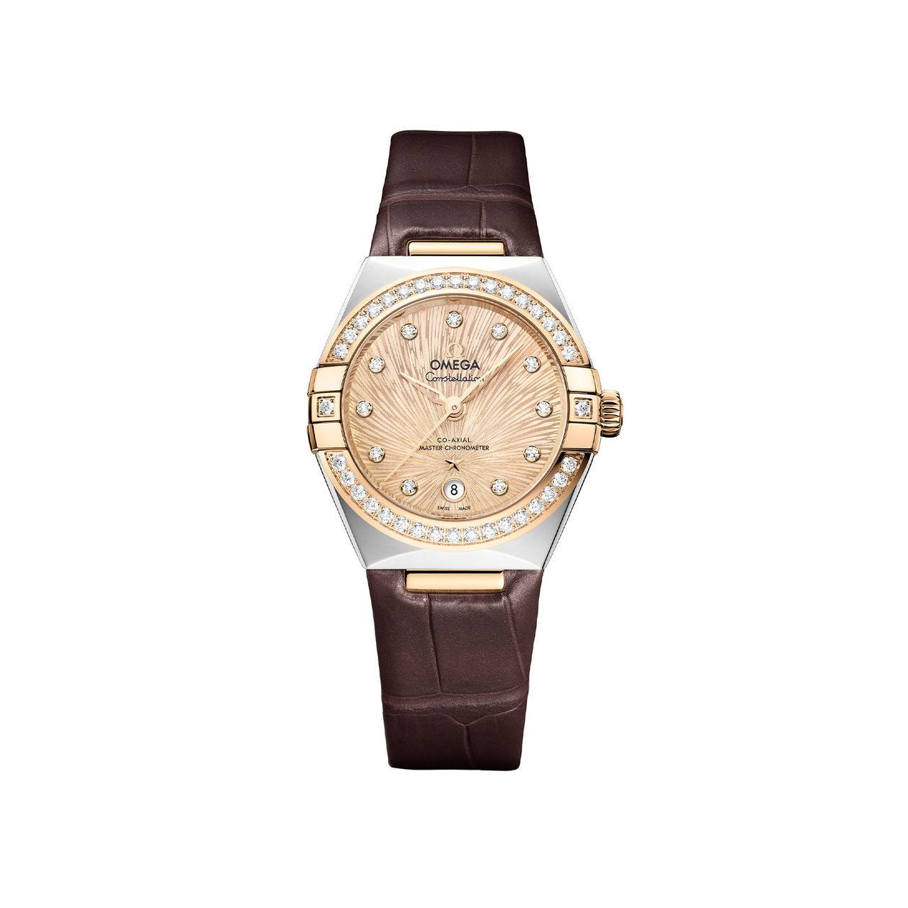 Omega Constellation Co-Axial Master Chronometer 29mm Women's Watch 131.28.29.20.58.001 - Luxury Swiss Automatic Watch for Women, Perfect for Business Meetings & Formal Events