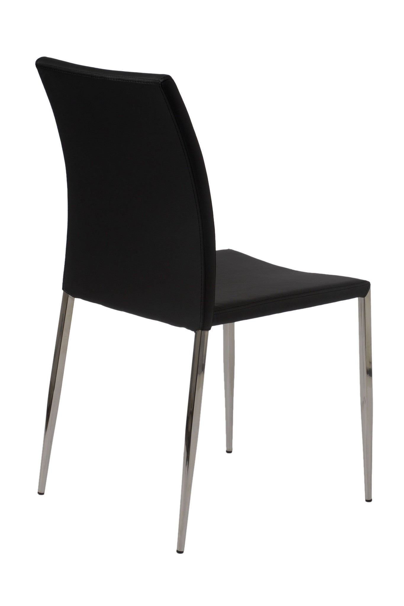 Euro Style Diana Stacking Chair - Modern Wooden Dining Chairs for Kitchen, Restaurant & Outdoor Patio - Set of 4 Stackable Chairs for Home & Commercial Use